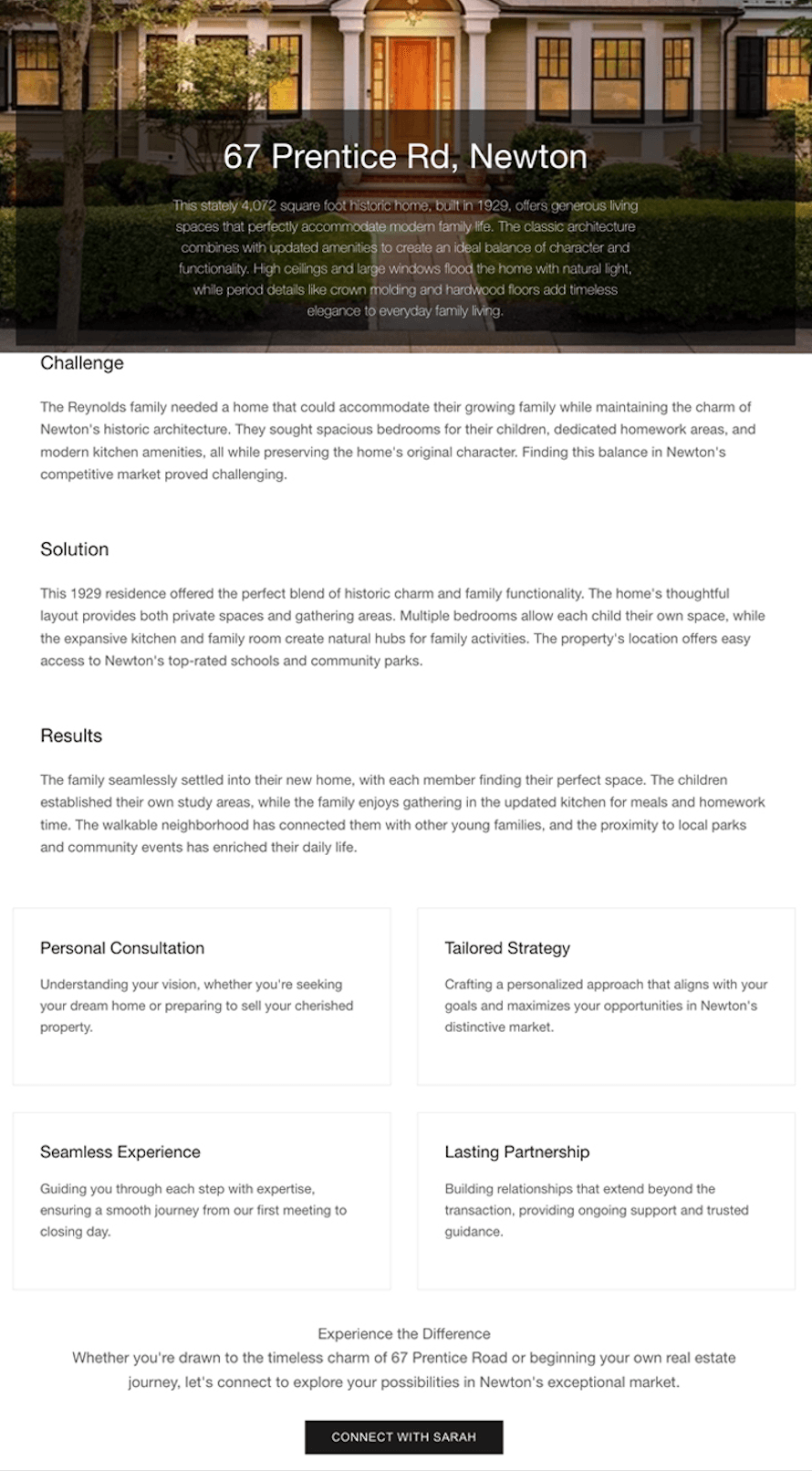 Professional case study created by KeyStory AI from MLS data